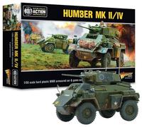 Warlord Games British Army Humber MK II/IV Armoured Car - 1:56 / 28mm Plastic Scale Model for Bolt Action Highly Detailed World War 2 Miniatures