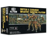 Warlord Games British & Canadian Infantry (Winter) Platoon - 28mm Scale Plastic Miniatures for Bolt Action Highly Detailed World War 2 Miniatures