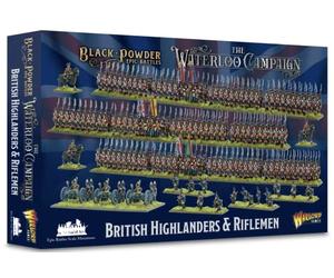 Warlord Games British Highlanders & Riflemen - Epic Scale Plastic Miniatures for Black Powder Highly Detailed Napoleonic Era Miniatures for Table-top Wargaming