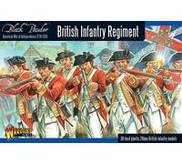 Warlord Games British Infantry - 28mm Scale Plastic Miniatures for Black Powder Highly Detailed American War of Independence Era for Table-top Wargaming