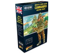 Warlord Games British & Inter-Allied Commandos Weapons Teams - 28mm Scale Miniatures for Bolt Action Highly Detailed World War 2 Miniatures for Table-top Wargaming