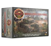 Warlord Games British Tank Force - 1:56 / 28mm Plastic Scale Model Tanks For Achtung Panzer Highly Detailed World War 2 Miniatures for Table-top Wargaming