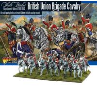 British Union Brigade Cavalry - 28mm Scale Plastic Miniatures for Black Powder by Warlord Games - Highly Detailed Napoleonic Era Miniatures for Table-top Wargaming