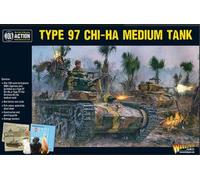 Warlord Games Chi-Ha Japanese Tank - 1:56 / 28mm Plastic Scale Model Tank for Bolt Action Highly Detailed World War 2 Miniatures