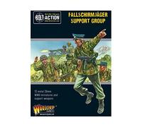 Warlord Games Fallschirmjager Support Group - 28mm Scale Metal Miniatures for Bolt Action Highly Detailed World War 2 Miniatures for Table-top Wargaming
