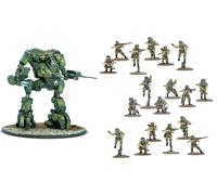 Warlord Games Firefly Airborne Infantry & Linebacker Jump Walker - United States Miniatures for Konflikt 47 Highly Detailed 28mm Scale Miniatures