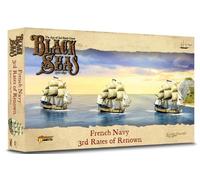 Warlord Games French Navy 3rd Rates of Renown 1/700 Scale Miniature for Black Seas Highly Detailed Age of Sail Era Miniatures for Table-top Wargaming