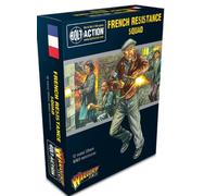 Warlord Games French Resistance Squad - 28mm Scale Metal Miniatures for Bolt Action Highly Detailed World War 2 Miniatures for Table-top Wargaming