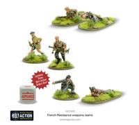 Warlord Games French Resistance Weapons Teams - Brand New And Sealed