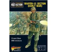 Warlord Games German Army Early War Waffen-SS Squad - 28mm Scale Metal Miniatures for Bolt Action Highly Detailed World War 2 Miniatures