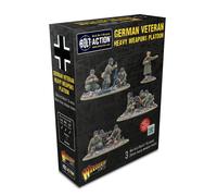 Warlord Games German Army Veteran Heavy Weapons Platoon 28mm Scale Resin Miniatures for Bolt Action Highly Detailed World War 2 Miniatures