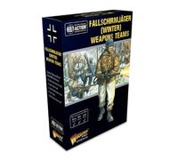Warlord Games German Fallschirmjäger Winter Weapons Teams - 28mm Scale Miniatures for Bolt Action Highly Detailed World War 2 Miniatures