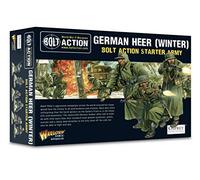 Warlord Games German Heer (Winter) Starter Army - 28mm Scale Plastic Miniatures for Bolt Action Highly Detailed World War 2 Miniatures for Table-top Wargaming