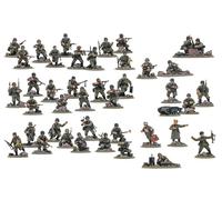 Warlord Games German Veteran Infantry Platoon & Weapons Teams & HQ Minitures Bolt Action