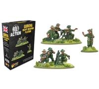 Warlord Games Gurkha Heavy Weapons Platoon - 28mm Scale Miniatures for Bolt Action Highly Detailed World War 2 Miniatures