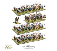 Warlord Games Gallic Celt Starter Army - 28mm Scale Plastic Miniatures for Hail Caesar Highly Detailed Ancient Miniatures for Table-top Wargaming