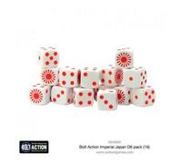 Warlord Games Imperial Japanese D6 Dice (16) - Brand New And Sealed