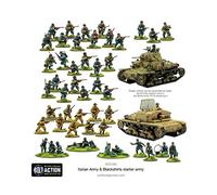 Warlord Games Italian Army & Blackshirts Starter Army - 28mm Scale Plastic Miniatures for Bolt Action Highly Detailed World War 2 Miniatures for Table-top Wargaming