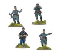Warlord Games Italian Army Platoon Commanders - 28mm Scale Resin Miniatures for Bolt Action Highly Detailed World War 2 Miniatures