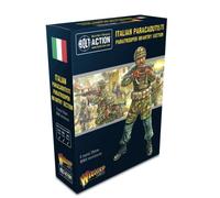 Italian Paracadutisti paratrooper Infantry Section - 28mm Scale Metal Miniatures for Bolt Action by Warlord Games - Highly Detailed World War 2 Miniatures for Table-top Wargaming