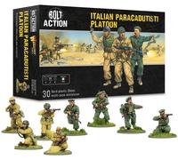 Warlord Games Italian Paracadutisti Platoon - 28mm Scale Plastic Miniatures for Bolt Action Highly Detailed World War 2 Miniatures