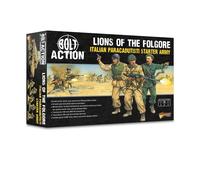 Warlord Games Italian Paracadutisti Starter Army - 28mm Scale Plastic Miniatures for Bolt Action Highly Detailed World War 2 Miniatures