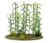 Warlord Games Japanese Bamboo Bushes - Terrain Model Kit for Miniature Bases and Dioramas Bolt Action