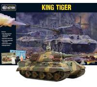 Warlord Games King Tiger - 1:56 / 28mm German Army Plastic Scale Model Tank for Bolt Action Highly Detailed World War 2 Miniatures