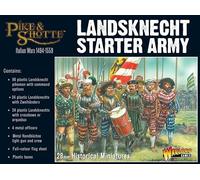 Warlord Games Landsknecht Starter Army 28mm Scale Plastic Miniatures for Pike & Shotte Wargaming Miniatures Highly Detailed for Table-top Wargaming