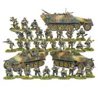 Warlord Games Late War Panzergrenadiers - German Army 28mm Scale Plastic Miniatures for Bolt Action Highly Detailed World War 2 Miniatures