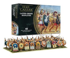 Warlord Games Later Greek Hoplites - 28mm Scale Plastic Miniatures for Hail Caesar Highly Detailed Ancient Era for Table-top Wargaming