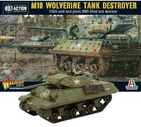 M10 Tank Destroyer/Wolverine - 1:56 / 28mm Plastic US Army Scale Model Tank For Bolt Action by Warlord Games - Highly Detailed World War 2 Miniatures