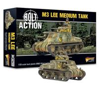Warlord Games M3 Lee Medium Tank - 1:56 / 28mm US Army Plastic Scale Model Tank for Bolt Action Highly Detailed World War 2 Miniatures