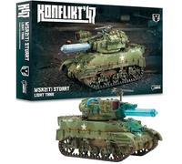 Warlord Games M5A2(T) Stuart Light Tank - United States Miniature for Konflikt 47 Highly Detailed 28mm Scale Miniature