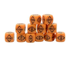 Warlord Games Order Dice for Bolt Action (Sun Yellow)