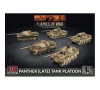 Warlord Games Panther (Late 7.5Cm) / Jagdpanther (8.8Cm) Platoon (5X Plastic) - Brand New And Sealed