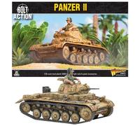 Warlord Games Panzer II - 1:56 / 28mm German Army Plastic Scale Model Tank for Bolt Action Highly Detailed World War 2 Miniatures