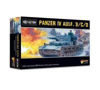 Warlord Games Plastic Model Tank Panzer IV Ausf. B/C/D - 1:56 (28mm) Detailed for Bolt Action