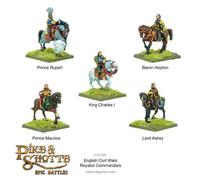 Warlord Games Pike & Shotte Epic Battles - English Civil Wars Royalist Commanders - Brand New And Sealed