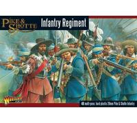 Warlord Games Pike & Shotte Infantry Regiment - 28mm Scale Plastic Miniatures Highly Detailed Era Miniatures for Table-top Wargaming.
