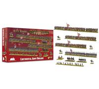 Warlord Games Revolution! - Continental Army Brigade - Epic Scale Miniatures for Black Powder Highly Detailed American War of Independence Era for Table-top Wargaming