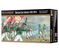 Warlord Games Russian Line Infantry 1812-1815 - 28mm Scale Plastic Miniatures for Black Powder Highly Detailed Napoleonic Era for Table-top Wargaming