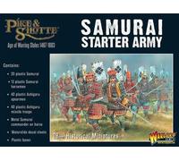 Samurai Starter Army - 28mm Scale Plastic Miniatures for Pike & Shotte by Warlord Games - Highly Detailed Warring States Era for Table-top Wargaming