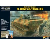 Warlord Games SD.KFZ 251/16 Ausf D Flammpanzerwagen -1:56 / 28mm Plastic Scale Model Halftrack for Bolt Action Highly Detailed World War 2 Miniatures for Table-top Wargaming
