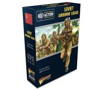 Soviet Airborne Squad - 28mm Scale Metal Miniatures for Bolt Action by Warlord Games - Highly Detailed World War 2 Miniatures for Table-top Wargaming