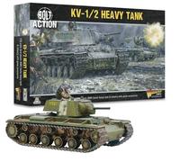 Warlord Games Soviet Army KV1/2 Heavy Tank - 1:56 / 28mm Plastic Scale Model Tank for Bolt Action Highly Detailed World War 2 Miniatures