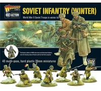 Warlord Games Soviet Army Winter Infantary - 28mm Scale Plastic Miniatures for Bolt Action Highly Detailed World War 2 Miniatures for Table-top Wargaming