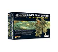 Soviet Army (Winter) Starter army - 28mm Scale Plastic Miniatures for Bolt Action by Warlord Games - Highly Detailed World War 2 Miniatures for Table-top Wargaming
