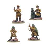 Warlord Games Soviet Infantry HQ - 28mm Scale Resin Miniatures for Bolt Action Highly Detailed World War 2 Miniatures
