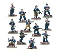 Warlord Games Soviet Naval Brigade Veteran Squad 28mm Scale Miniatures for Bolt Action Highly Detailed World War 2 Miniatures